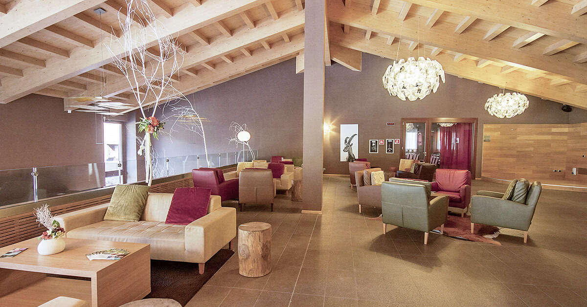 Een foto van het interieur van Blu Hotel Acquaseria