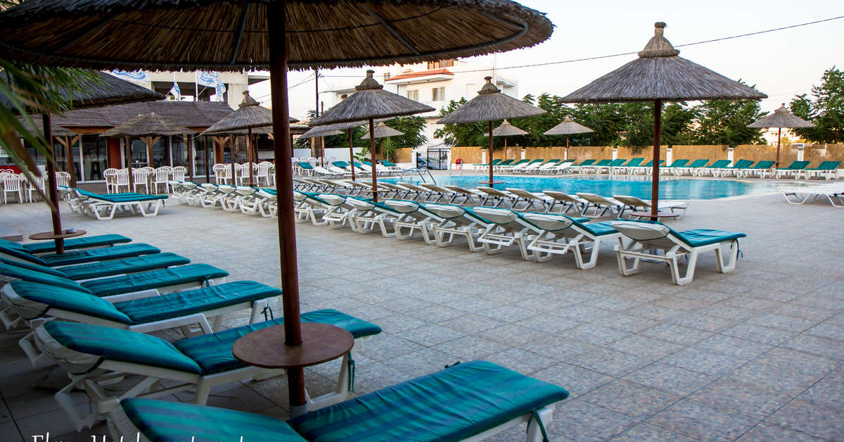 Ein Foto vom Pool im Elga Apartments