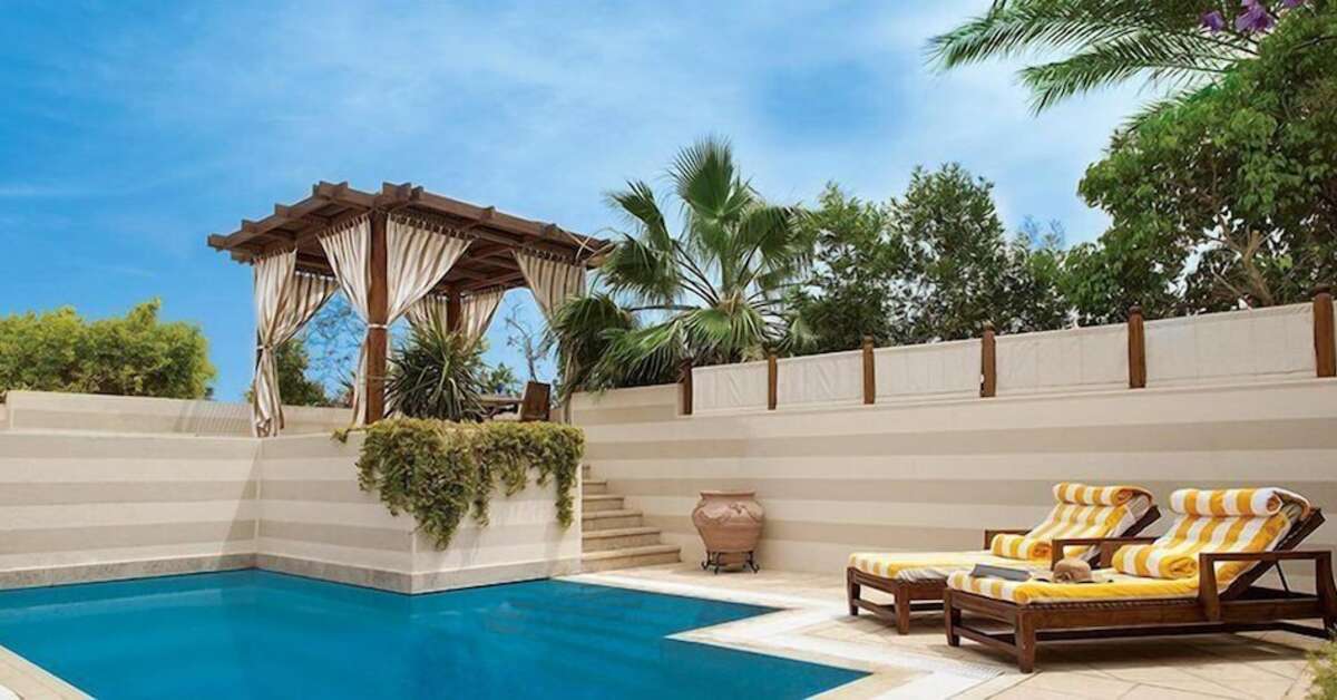 Ein Foto vom Pool im The Oberoi Sahl Hasheesh