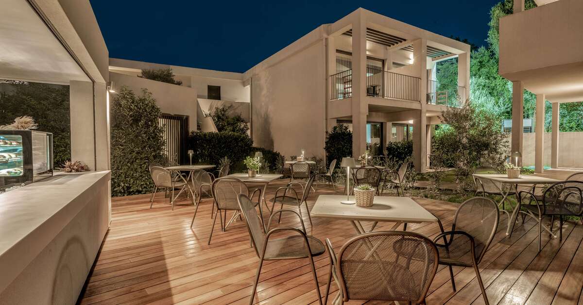 Een foto van de faciliteiten bij New Beach Hotel