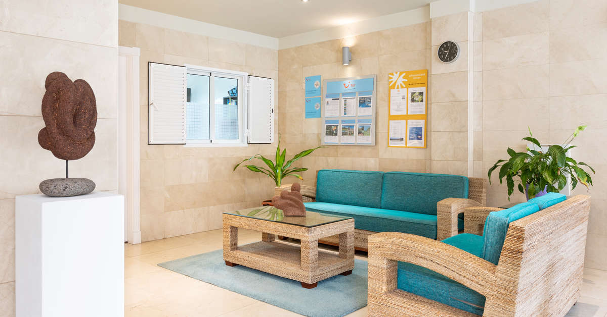 Een foto van het interieur van Residencial El Llano