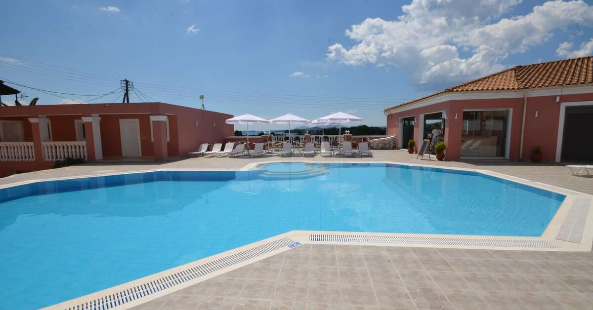 Een foto van het zwembad bij Paradiso Appartementen