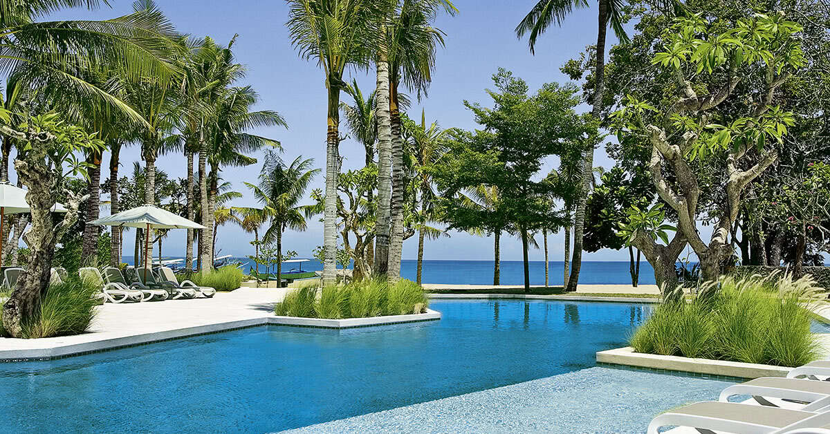 Een foto van het zwembad bij The Anvaya Beach Resort Bali