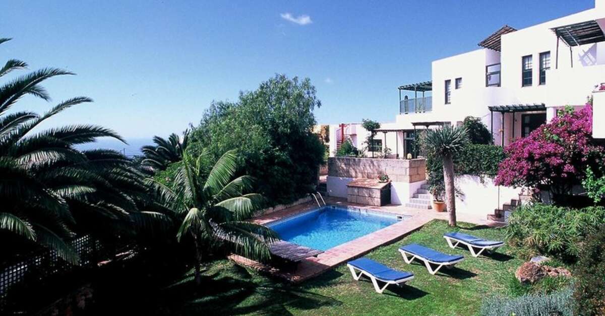 Een foto van het zwembad bij Casa San Miguel
