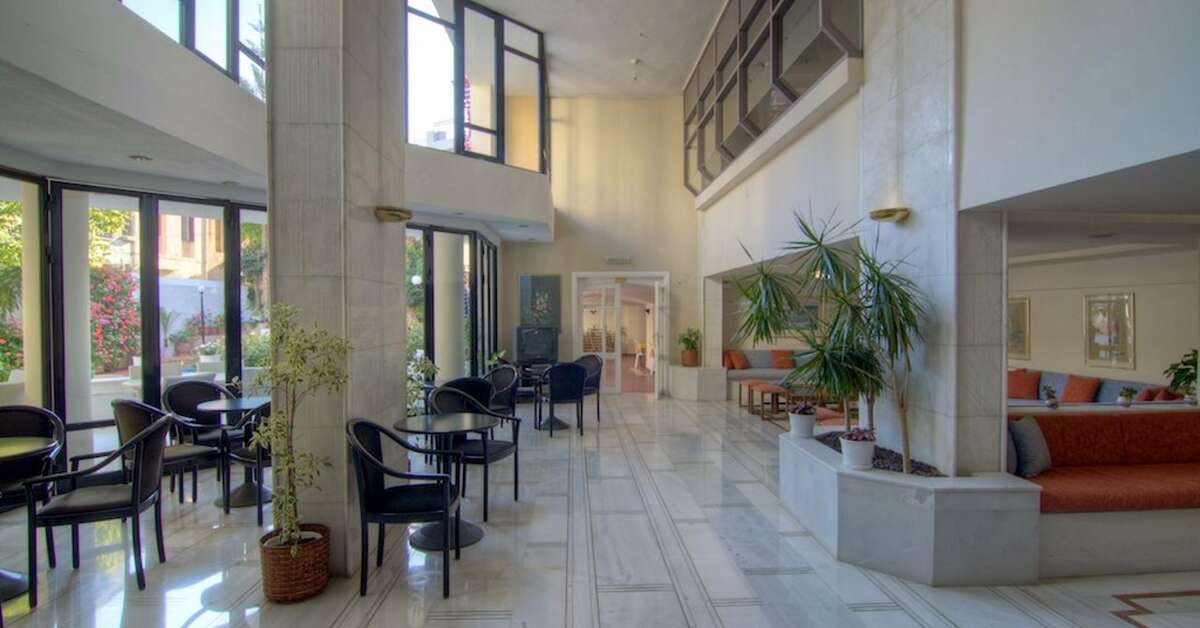Een foto van het interieur van Hotel Fortezza