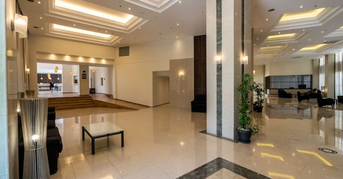 Een foto van het interieur van Castellum Suites