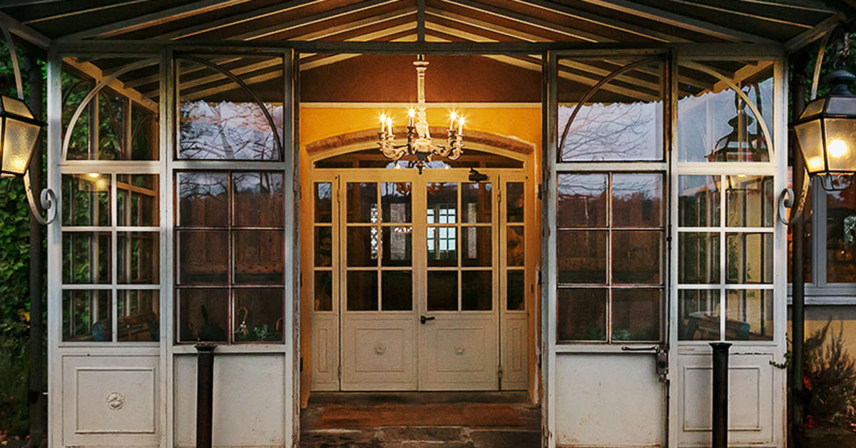 Een foto van de buitenkant van Albergo L'Ostelliere