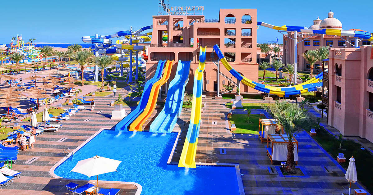 Een foto van het zwembad bij Pickalbatros Aqua Blu Resort Hurghada