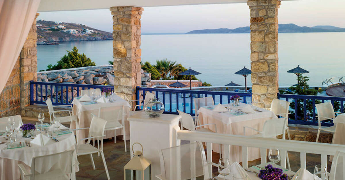 Een foto van de faciliteiten bij Mykonos Grand Hotel & Resort