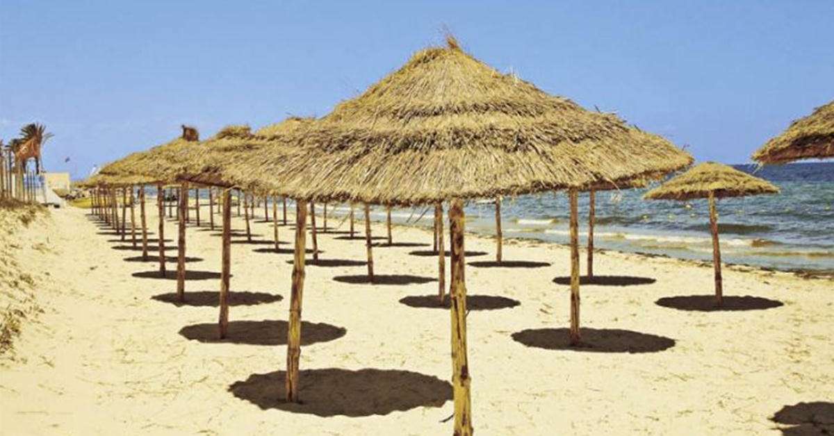 Een foto van het strand bij Monarque Club Rivage Monastir