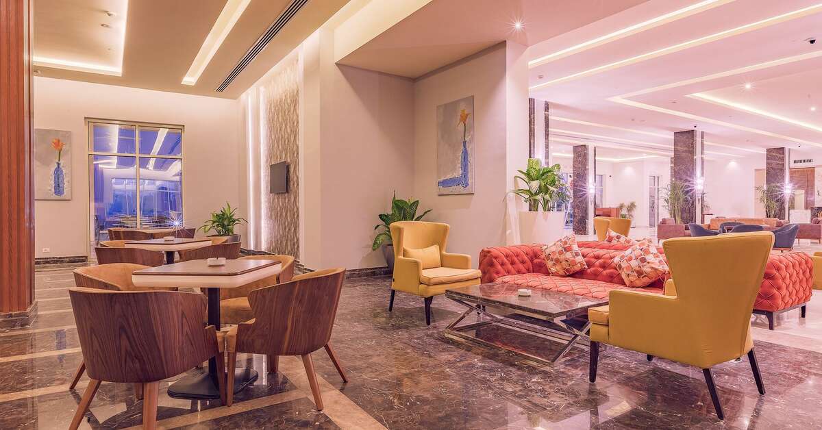 Een foto van het interieur van Pickalbatros Aqua Blu Resort Hurghada