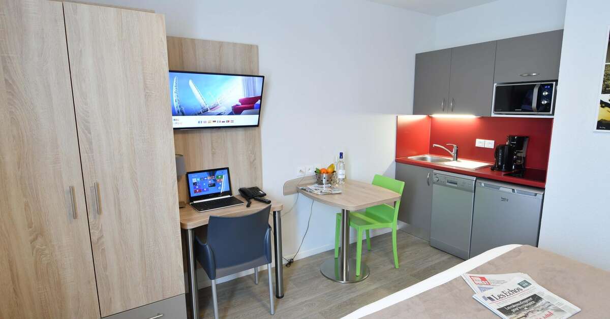 Een foto van Aparthotel Mer & Golf Bordeaux Bassins a Flot
