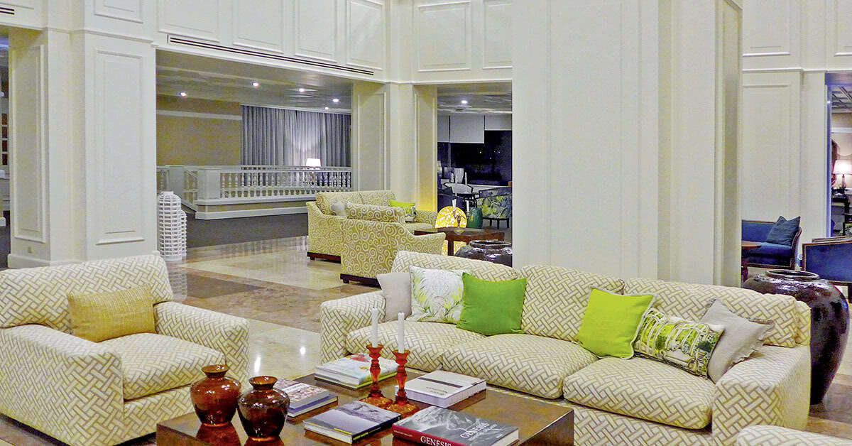 Een foto van het interieur van Pestana Bahia Praia