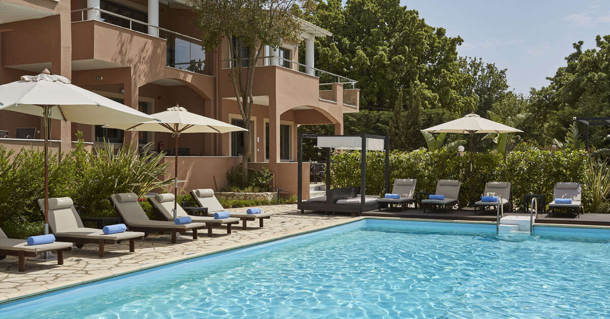 Een foto van het zwembad bij Lena Mare Boutique Hotel
