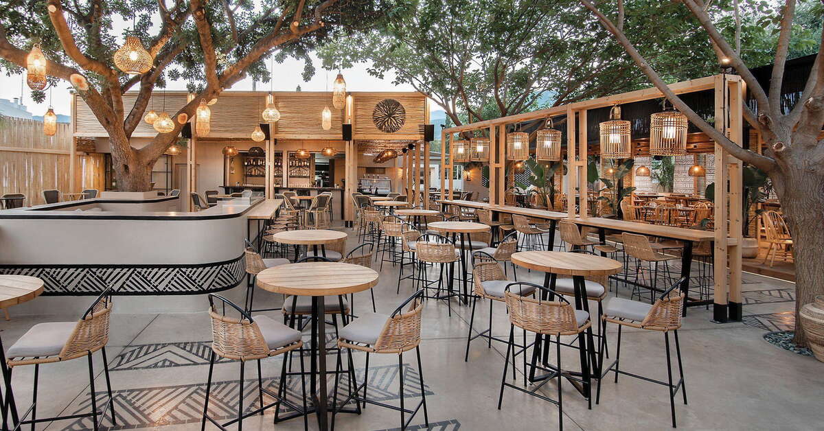 Een foto van het terras bij Rixos Park Belek