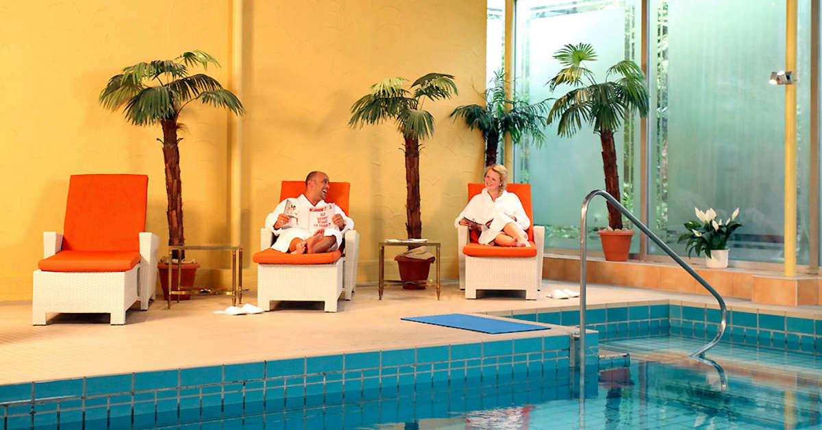 Een foto van het zwembad bij Hotel Krefelder Hof