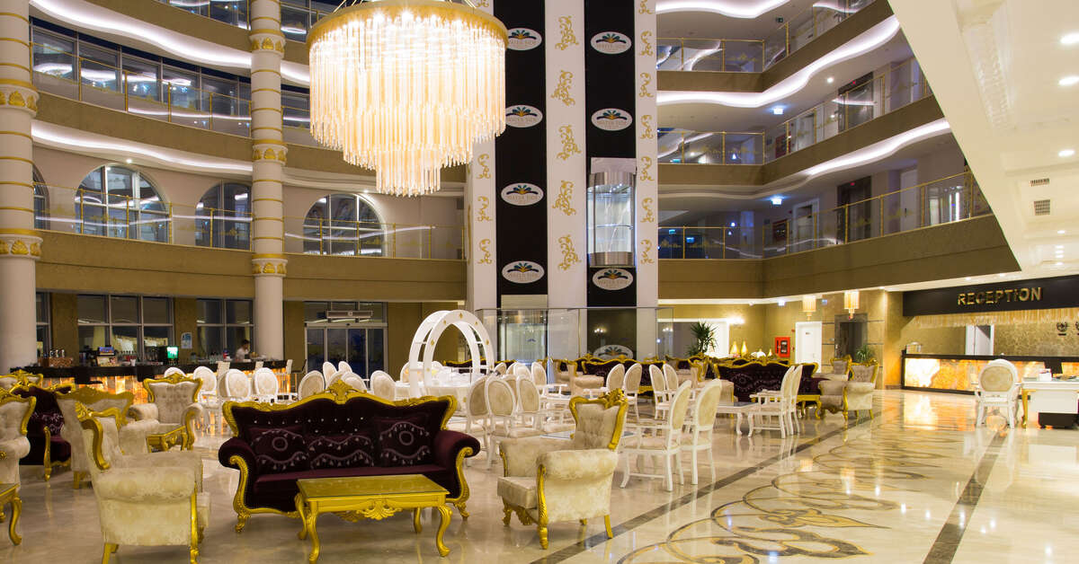 Een foto van het interieur van Water Side Resort & Spa