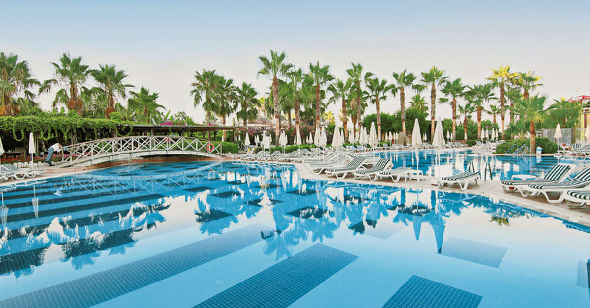 Ein Foto vom Pool im Trendy Palm Beach