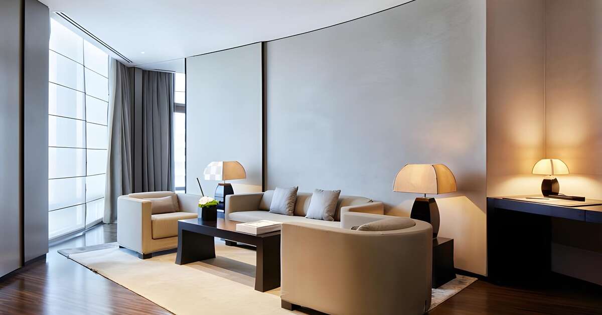 Ein Foto vom Innenbereich im Armani Hotel Dubai