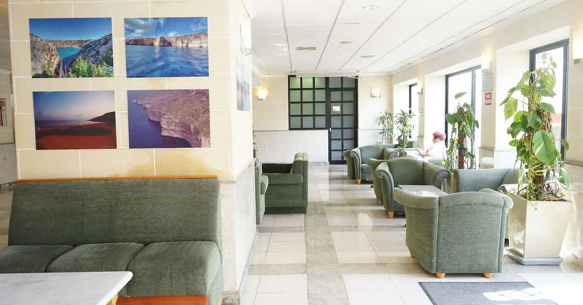 Een foto van het interieur van San Andrea Hotel