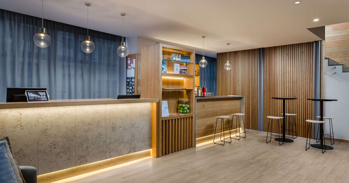 Een foto van het interieur van Hotel Clip Porto Gaia