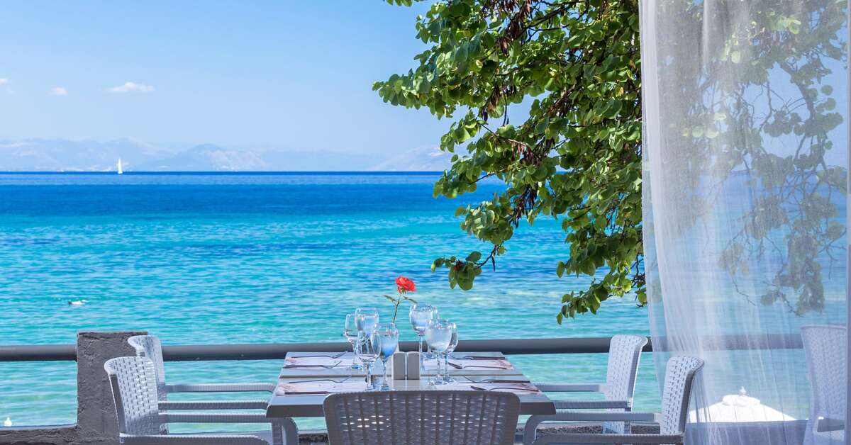 Een foto van de faciliteiten bij Aeolos Beach Resort