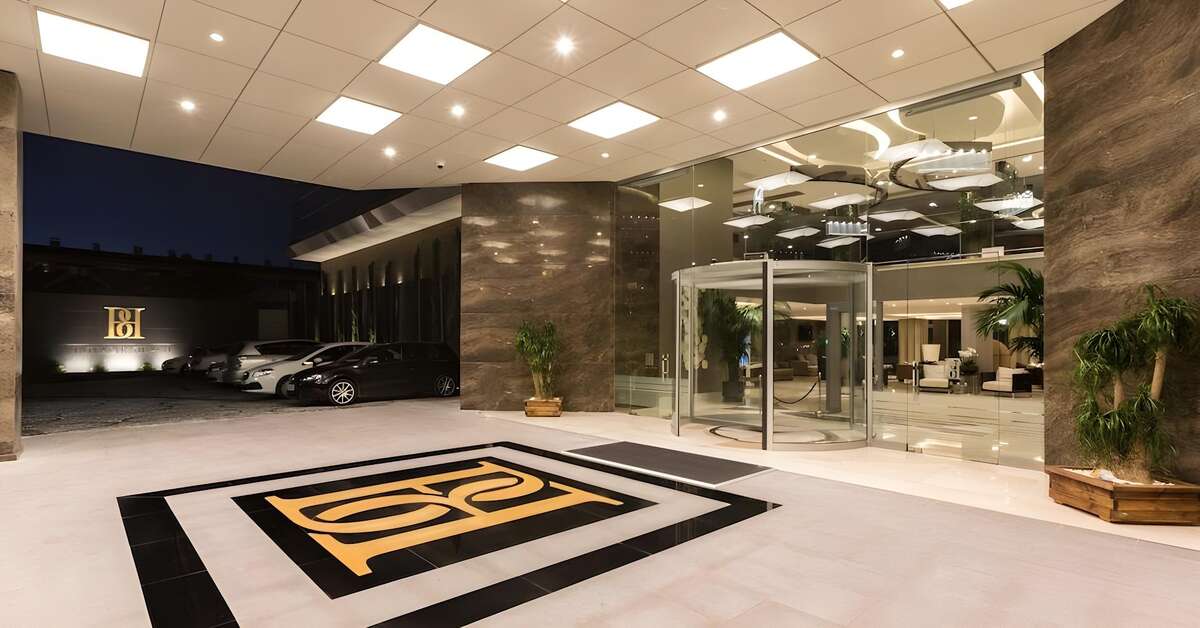 Een foto van het interieur van Boyalik Beach Hotel & Spa Thermal Resort