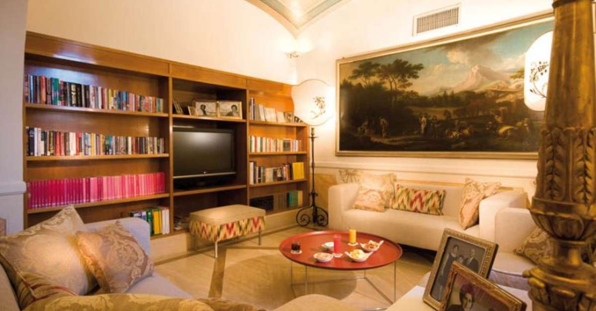 Een foto van het interieur van Hotel Canada