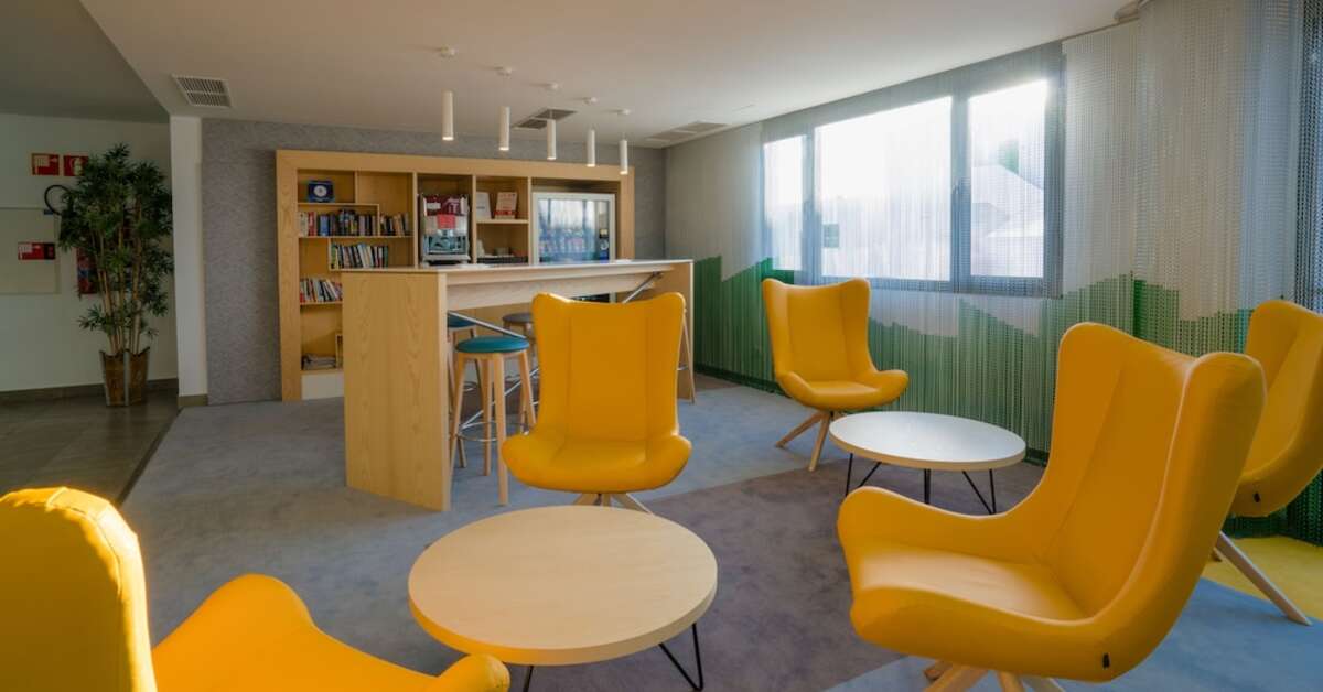 Een foto van het interieur van Relaxia Lanzaplaya Appartementen