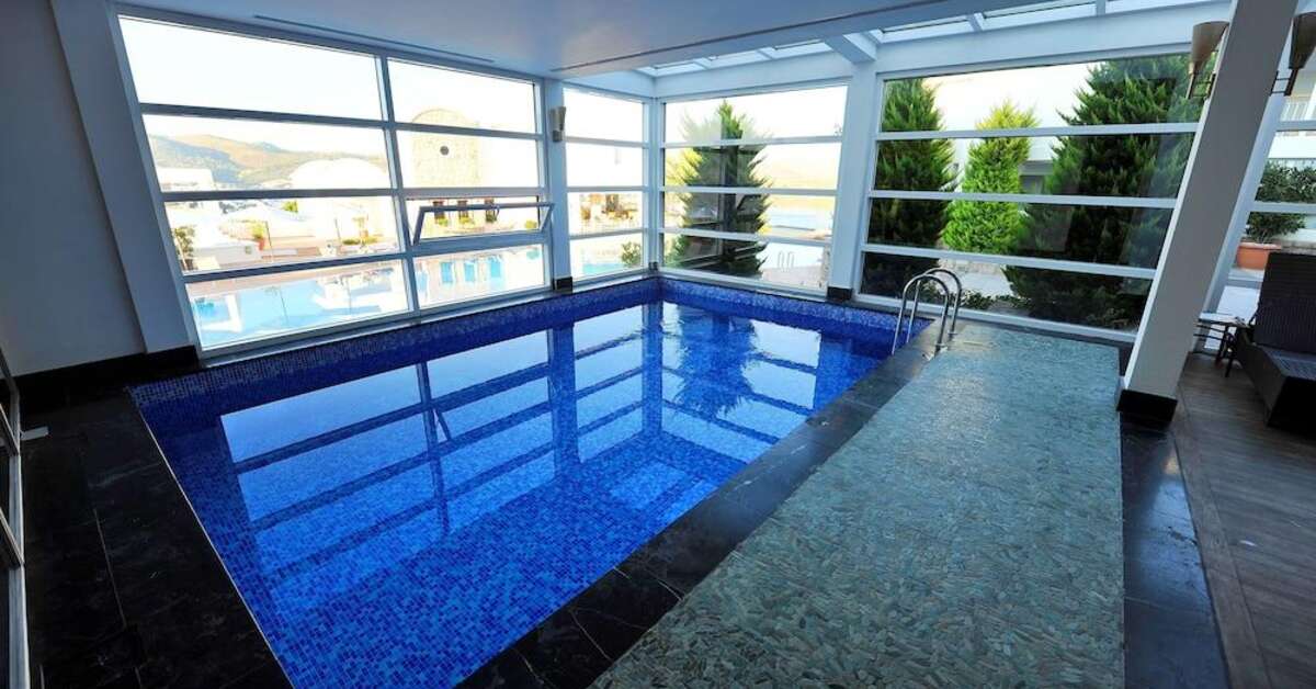 Een foto van het zwembad bij Doria Hotel Bodrum
