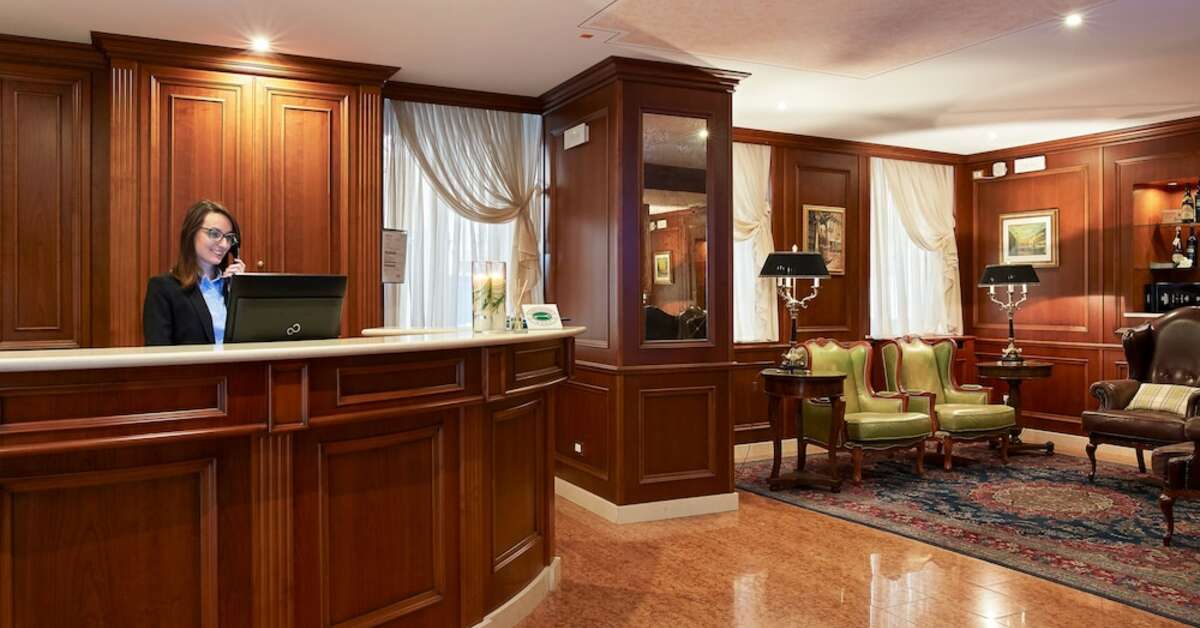 Een foto van het interieur van Albergo Mazzanti