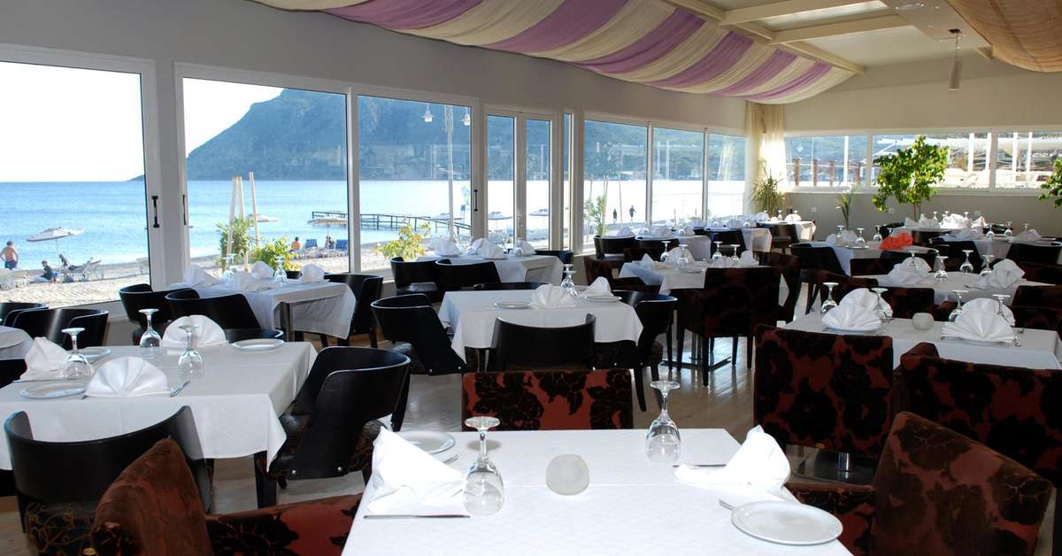 Een foto van de faciliteiten bij Sacallis Inn Beach Hotel