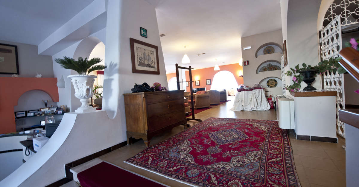 Een foto van het interieur van Hotel Degli Aranci Vieste