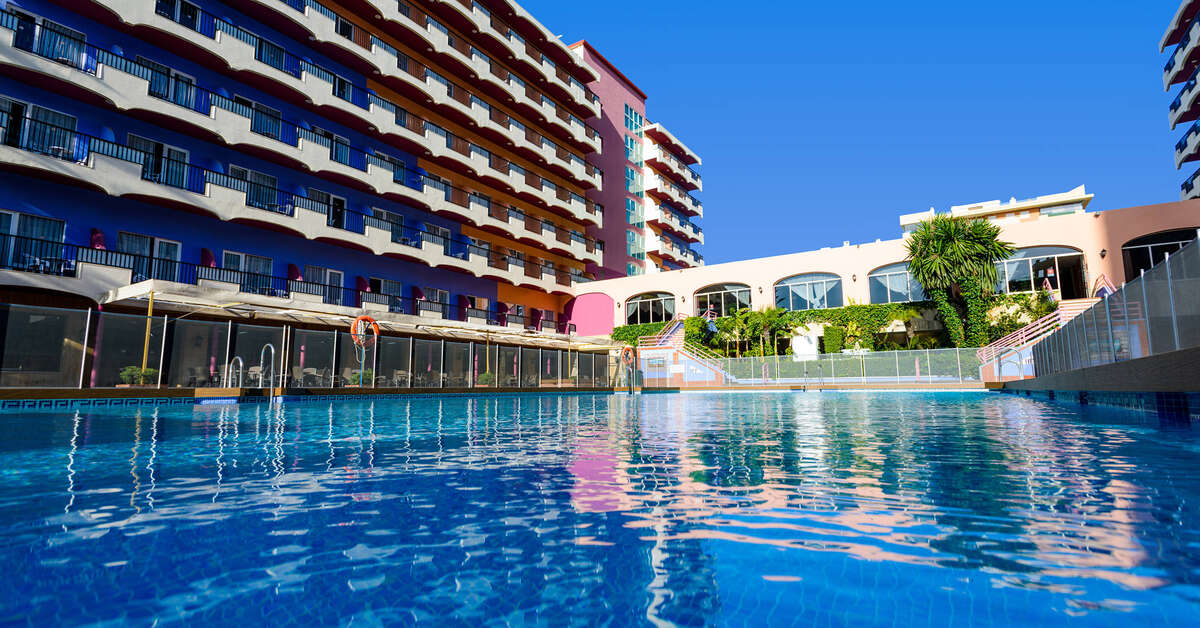 Een foto van het zwembad bij Hotel Monarque Fuengirola Park