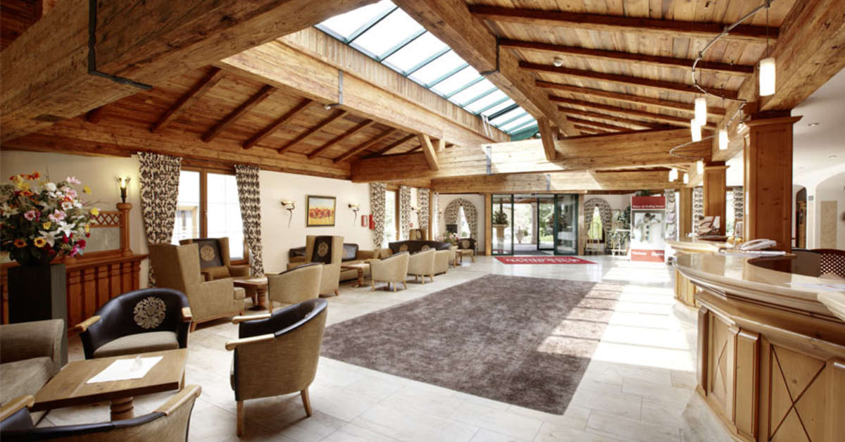 Een foto van het interieur van Hotel Elisabeth Kirchberg