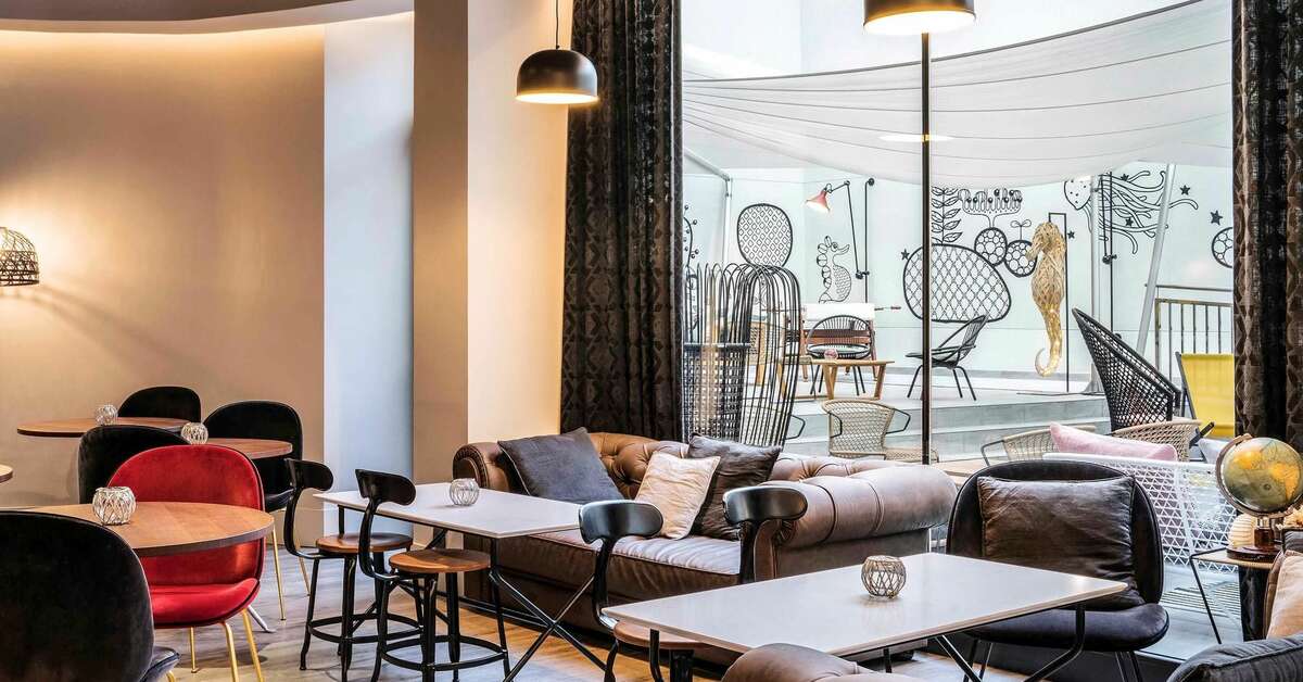 Een foto van het interieur van Ibis Styles Barcelona City Bogatell