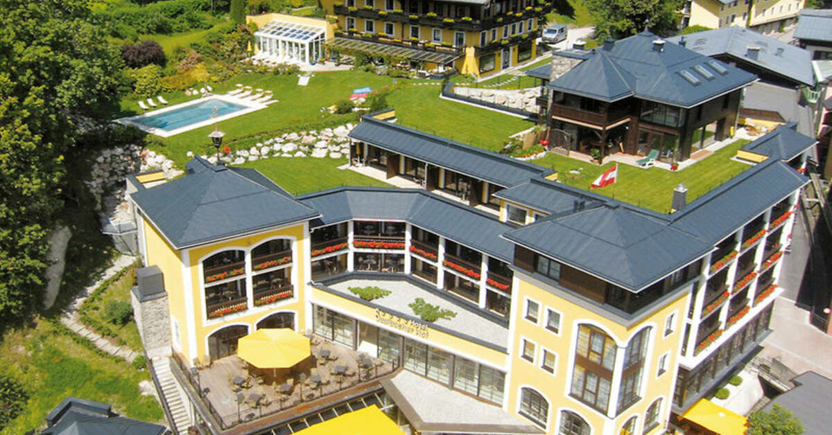 Een foto van een overzicht van Hotel Saalbacher Hof