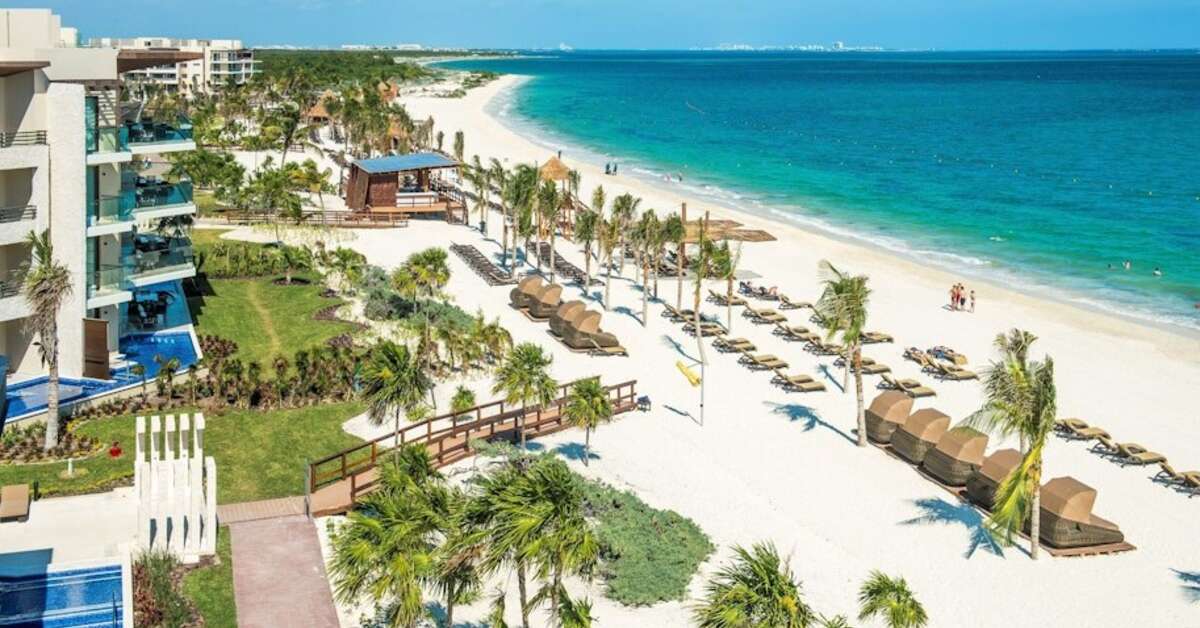 Een foto van het strand bij Royalton Riviera Cancun