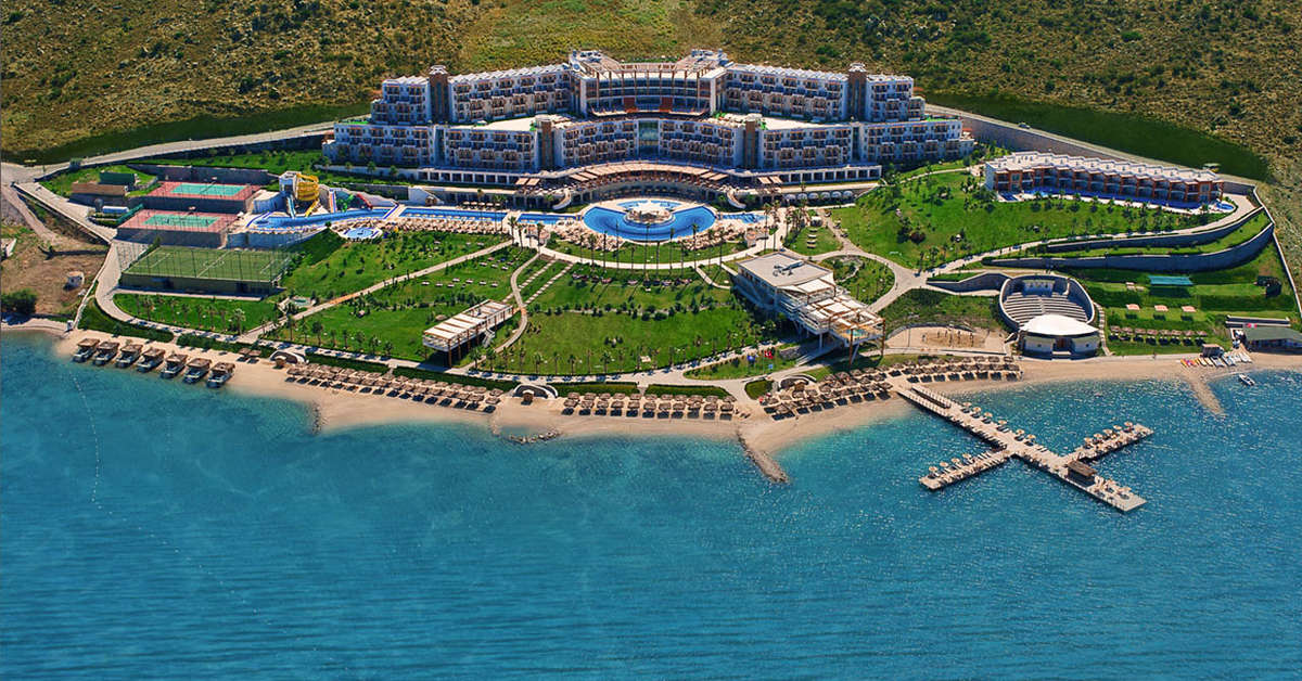 Een foto van een overzicht van Kefaluka Resort