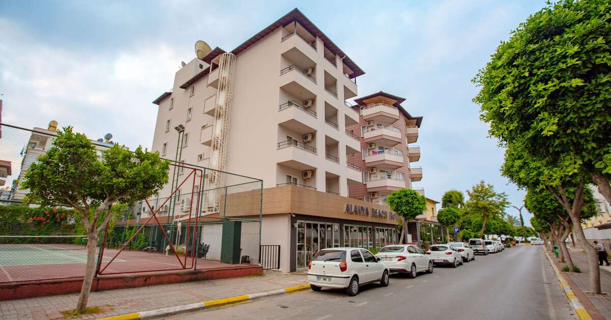 Een foto van de buitenkant van Alanya Beach Hotel