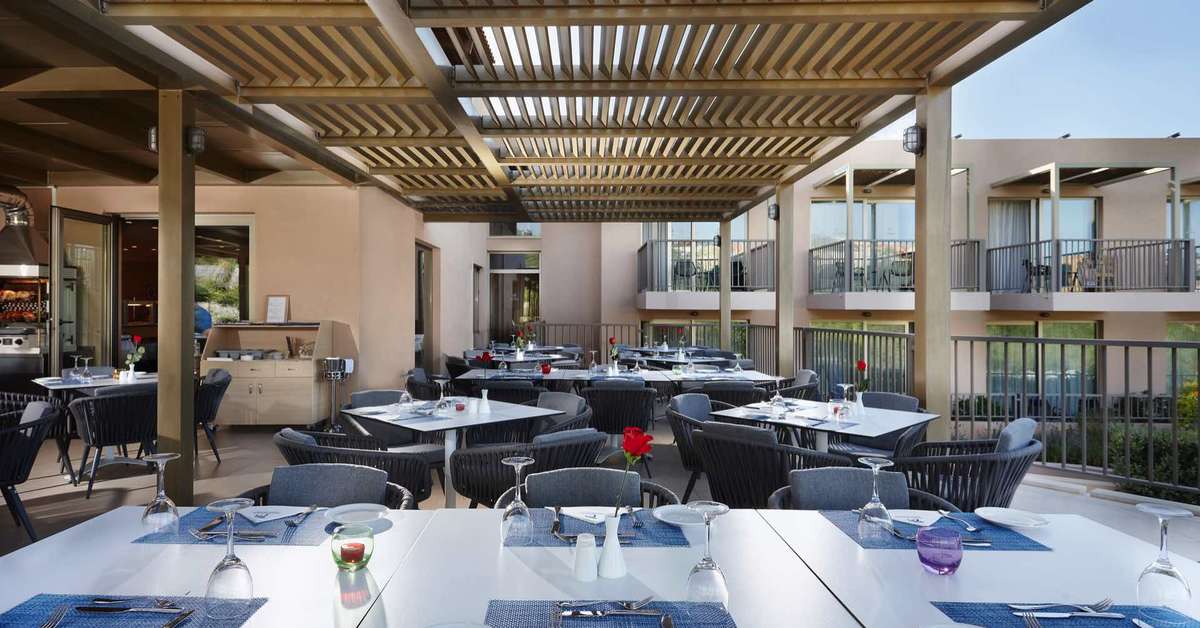 Een foto van de faciliteiten bij Giannoulis Santa Marina Beach