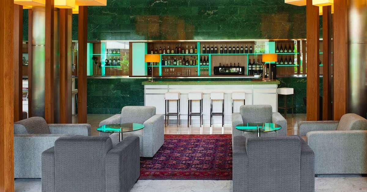 Een foto van de faciliteiten bij Aparthotel Atenea Barcelona