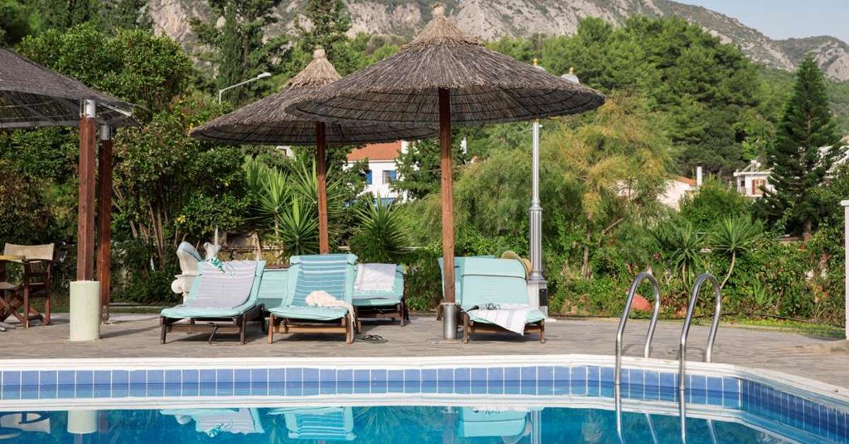 Een foto van het zwembad bij Kokkari Beach