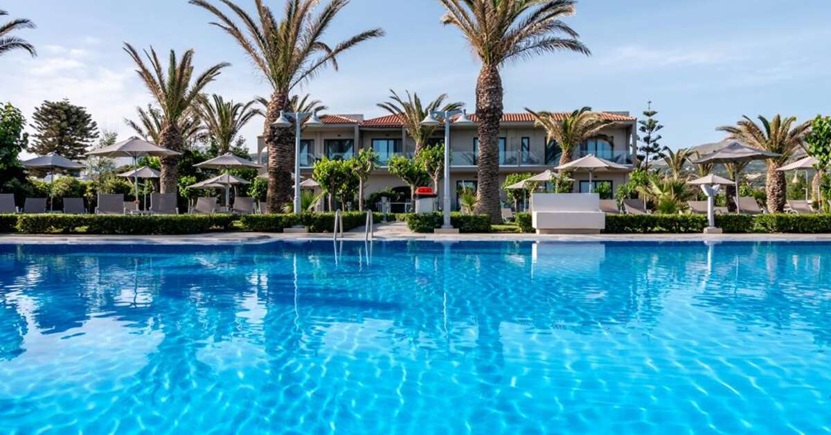 Een foto van het zwembad bij Marino's Beach Appartementen