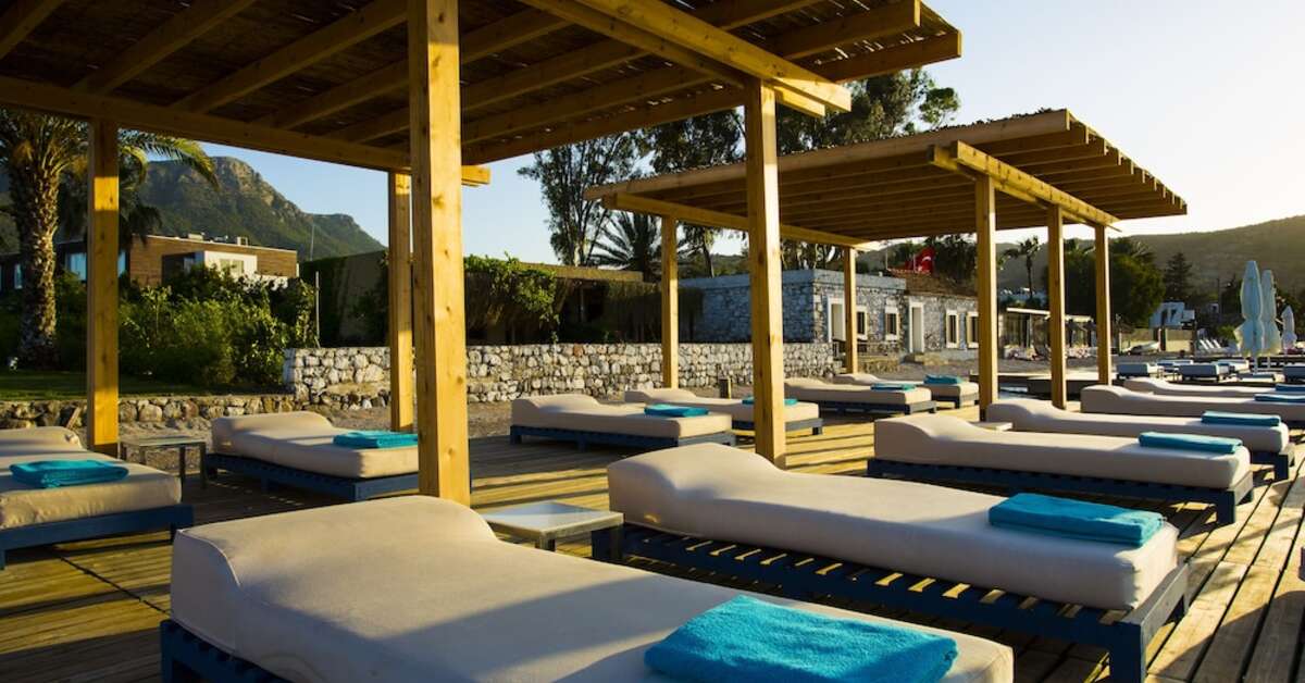 Een foto van het terras bij The Marmara Bodrum