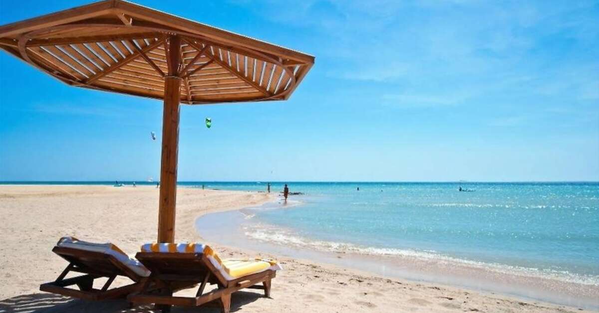 Een foto van het strand bij Shams Prestige Abu Soma