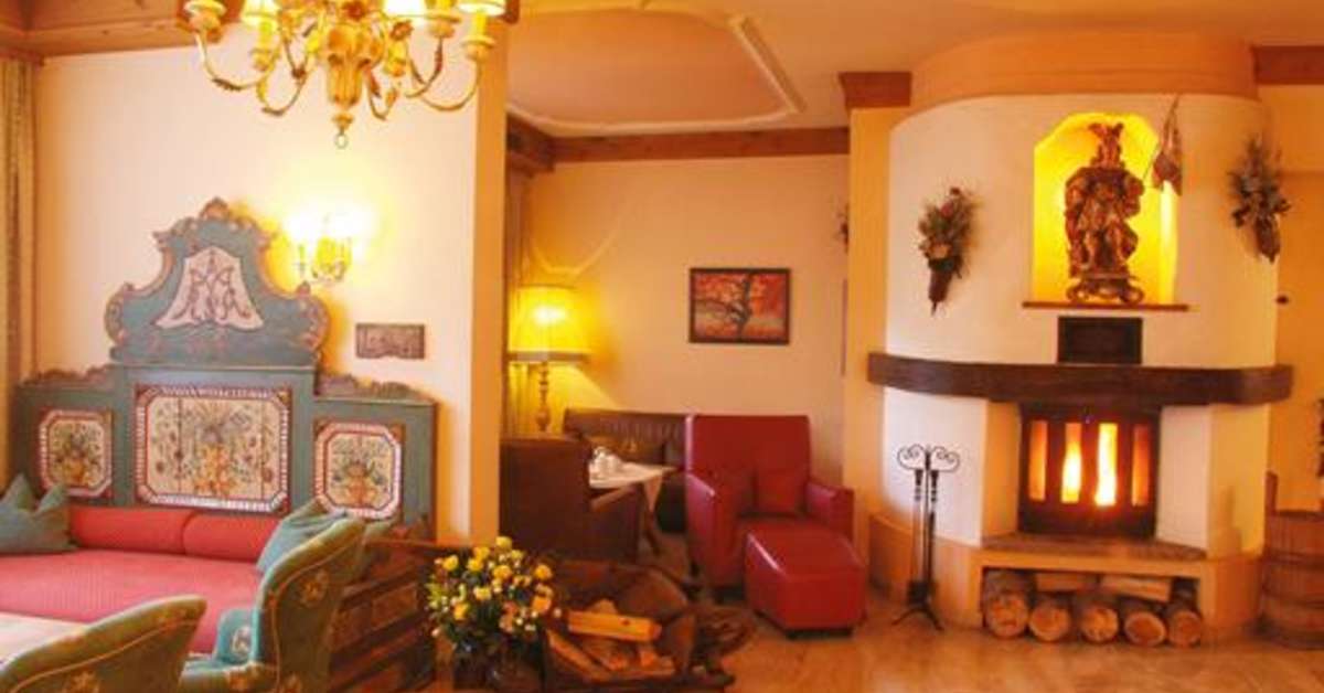 Een foto van het interieur van Hotel Zur Dorfschmiede