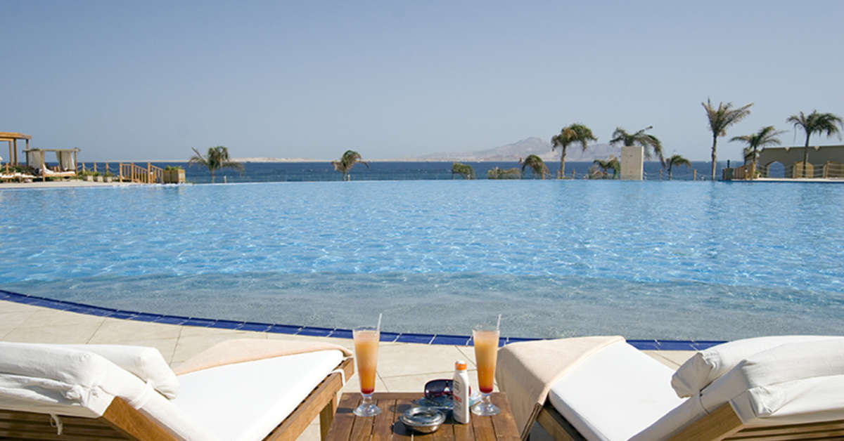 Ein Foto vom Pool im Cleopatra Luxury Resort Makadi Bay