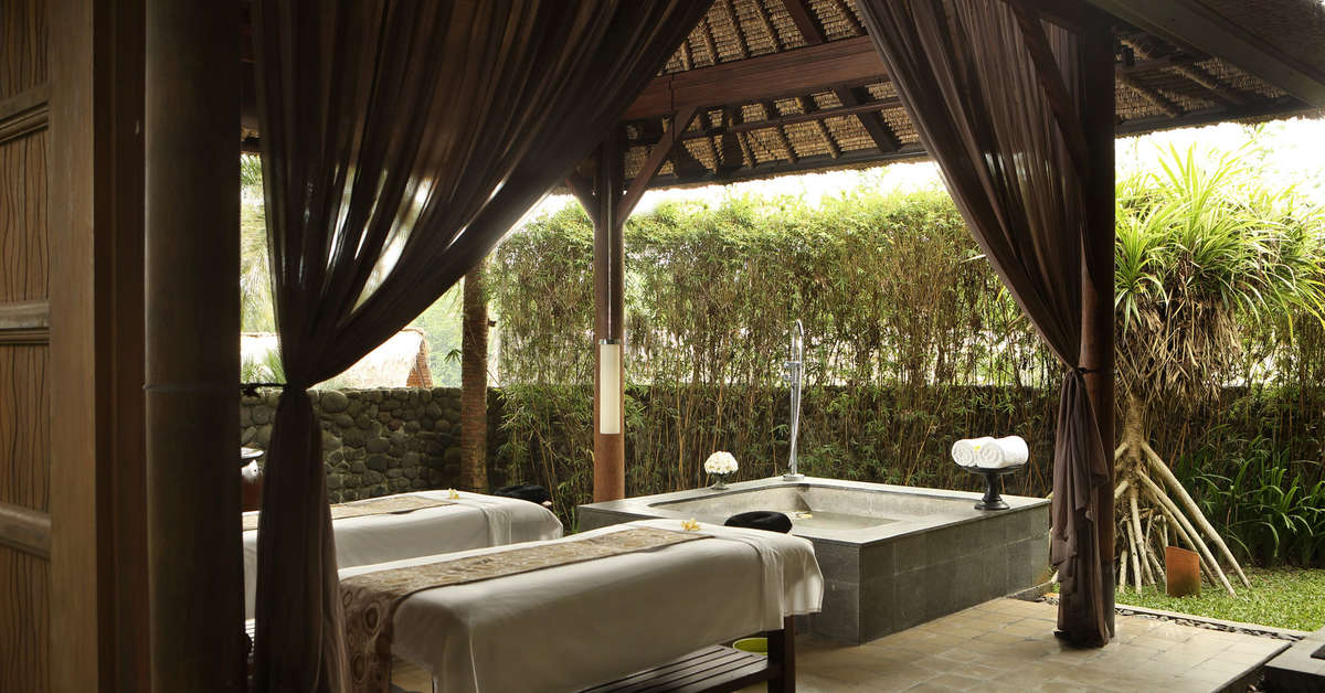 Ein Foto von den Einrichtungen im Alila Ubud