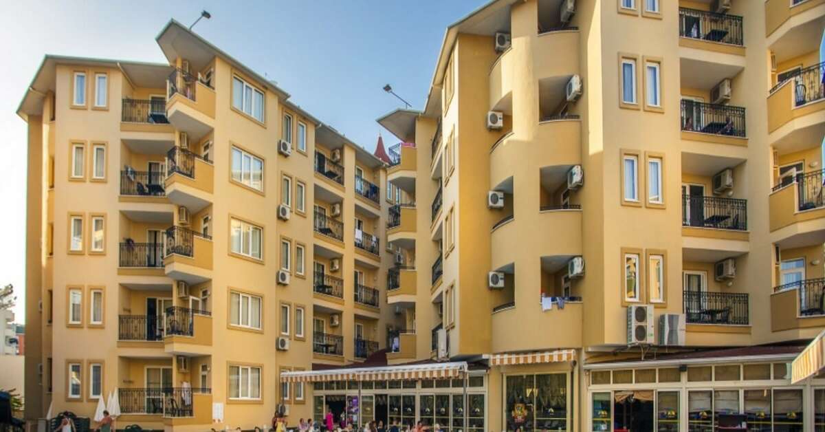 Ein Foto von der Außenansicht des Kleopatra Royal Palm